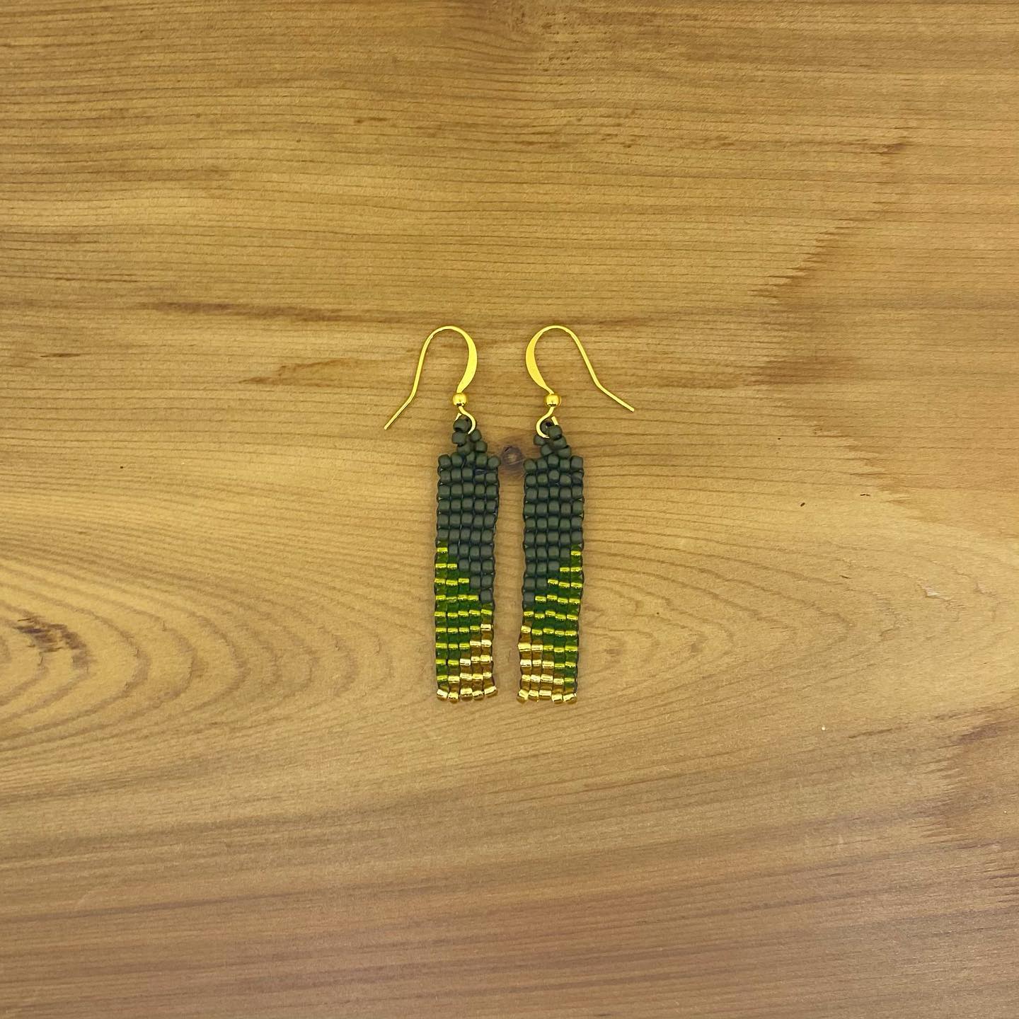 Colour Block Minis - Green/Gold