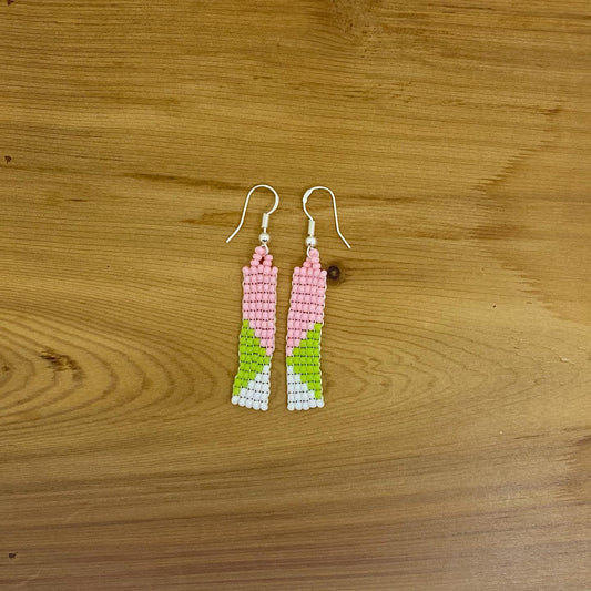 Colour Block Minis - Pink/Green/White